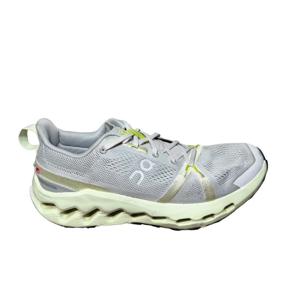 On Running Gray and Yellow Athletic Shoes trail hiking size 8.5